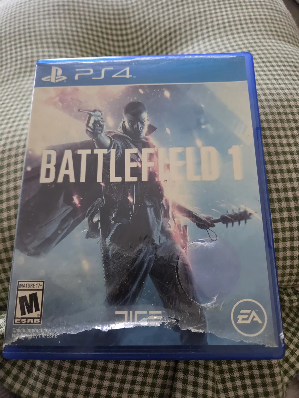 Battlefield 1 PS4 Game - Blue Case by EA